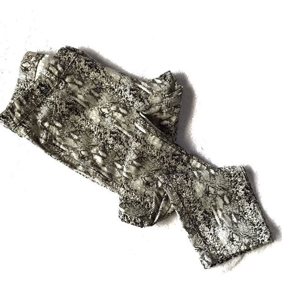 Philosophy Petites Snake Print Cropped Ankle Pants - Picture 1 of 6